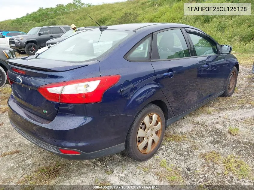 2012 Ford Focus Se VIN: 1FAHP3F25CL126128 Lot: 40523679