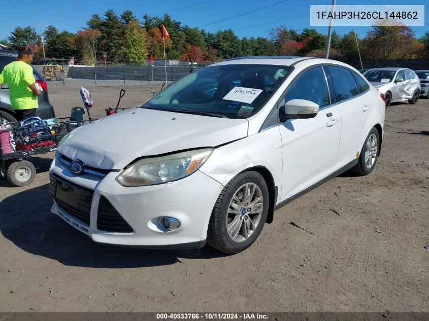 2012 Ford Focus Sel VIN: 1FAHP3H26CL144862 Lot: 40533766