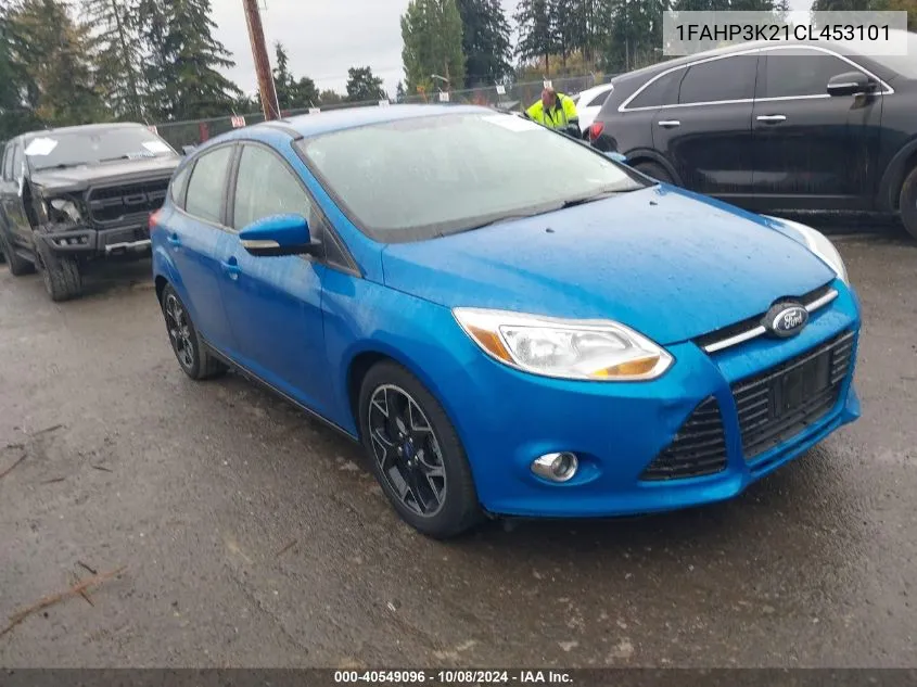 2012 Ford Focus Se VIN: 1FAHP3K21CL453101 Lot: 40549096