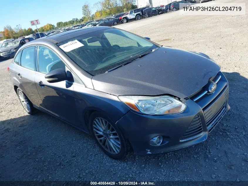 1FAHP3H26CL204719 2012 Ford Focus Sel