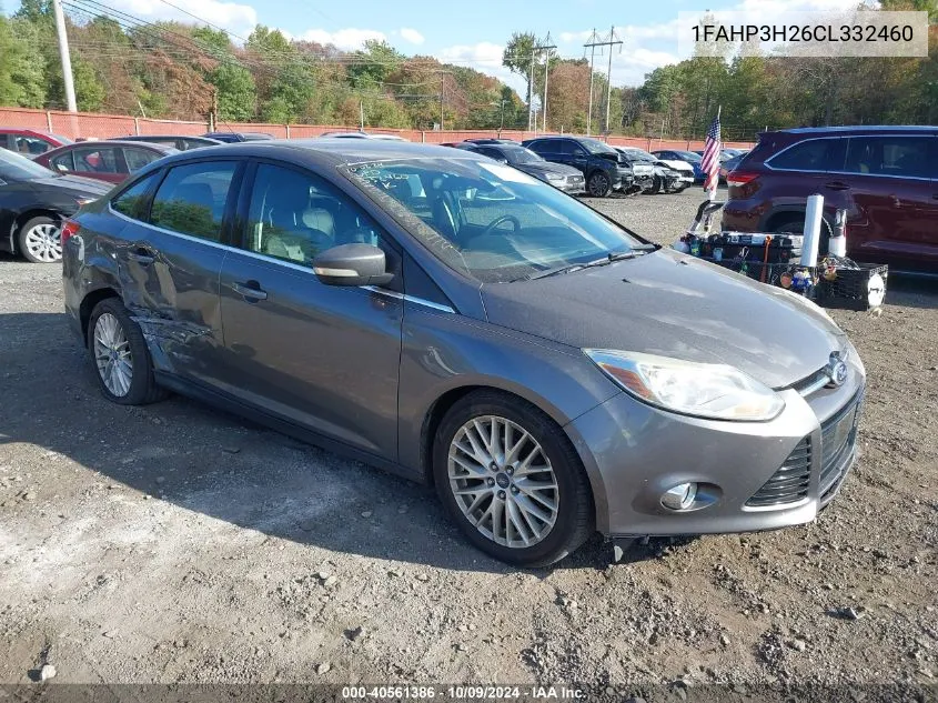 2012 Ford Focus Sel VIN: 1FAHP3H26CL332460 Lot: 40561386