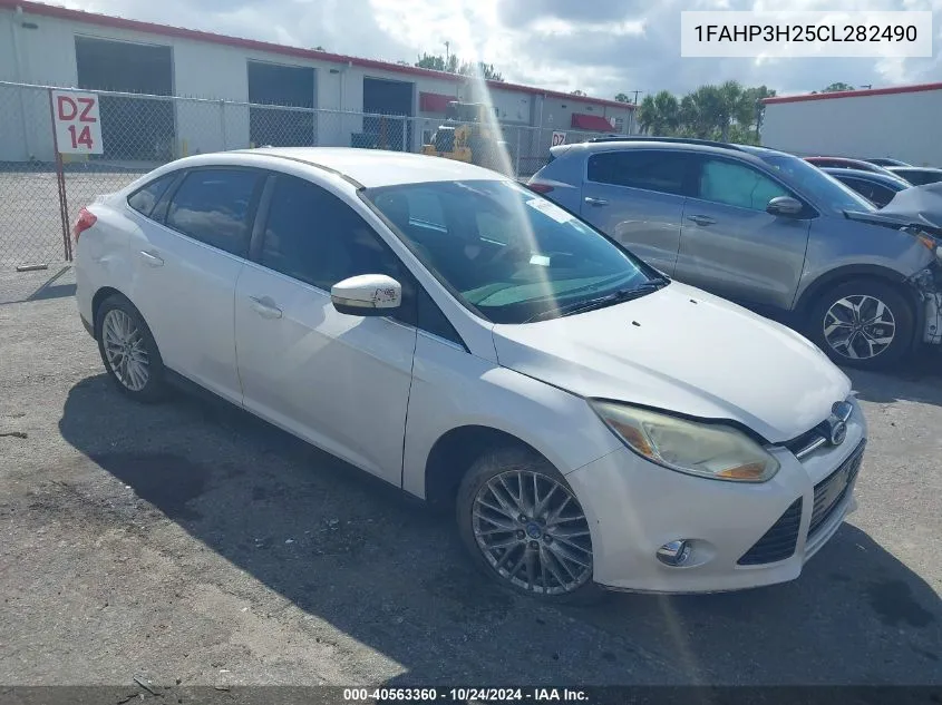 2012 Ford Focus Sel VIN: 1FAHP3H25CL282490 Lot: 40563360