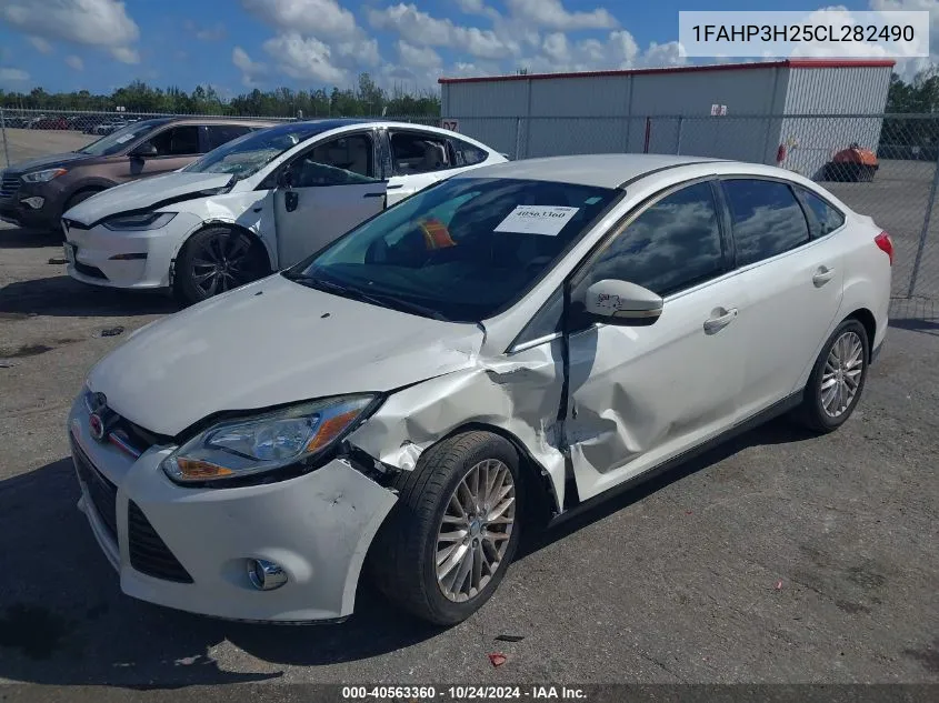 2012 Ford Focus Sel VIN: 1FAHP3H25CL282490 Lot: 40563360