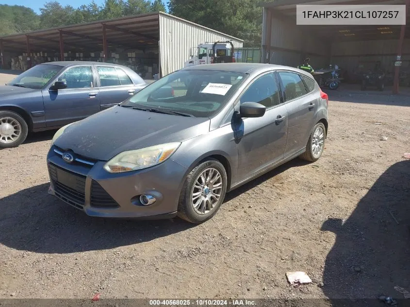 1FAHP3K21CL107257 2012 Ford Focus Se