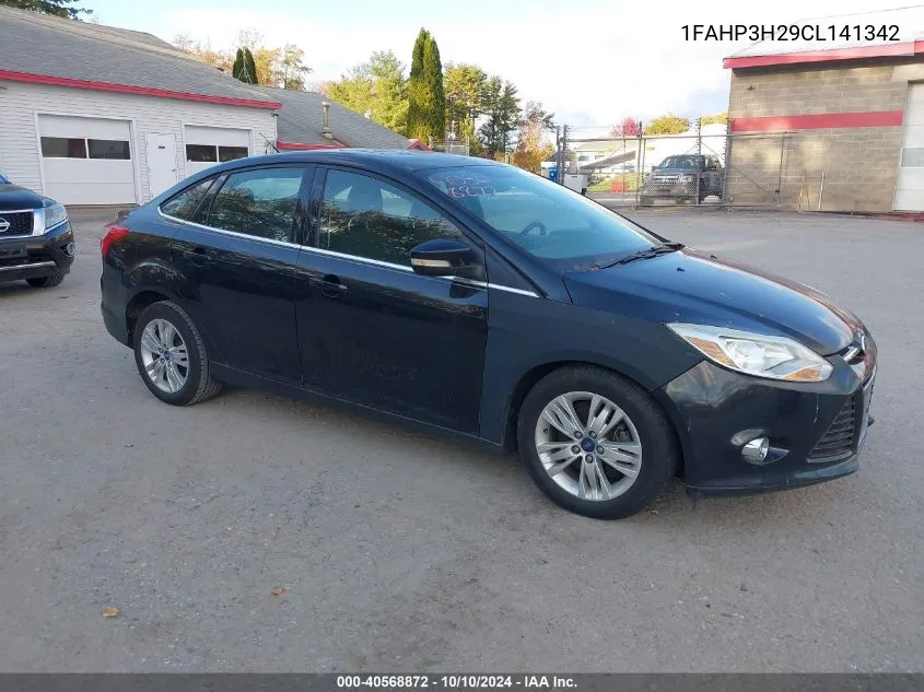 2012 Ford Focus Sel VIN: 1FAHP3H29CL141342 Lot: 40568872