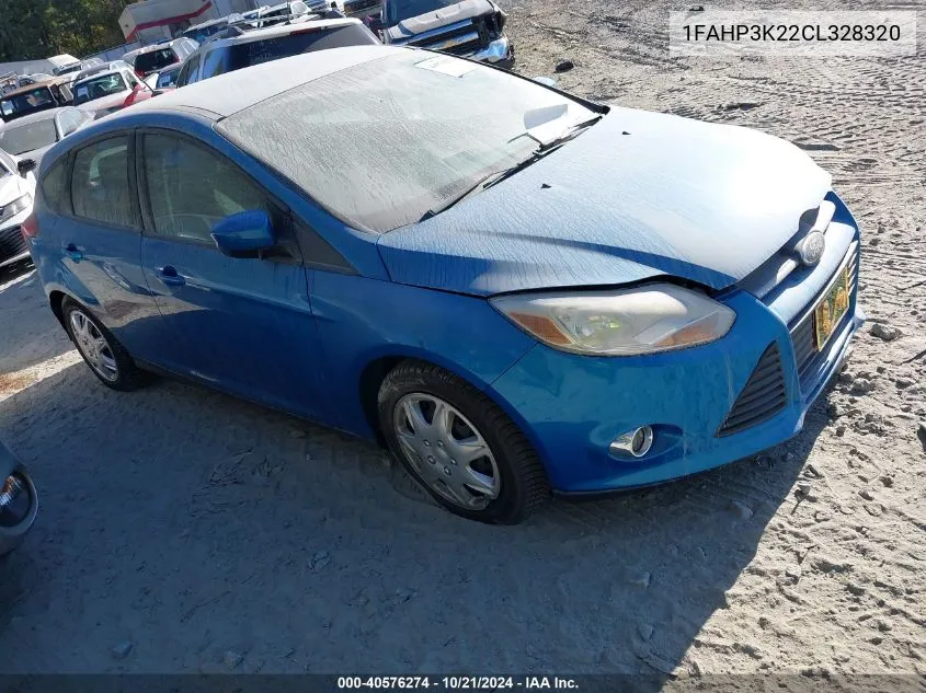 2012 Ford Focus Se VIN: 1FAHP3K22CL328320 Lot: 40576274