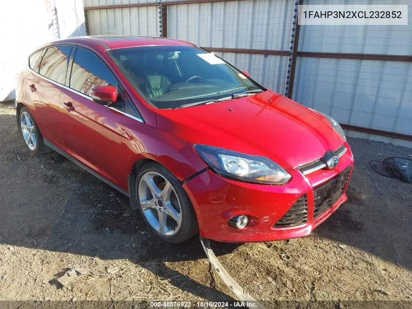 2012 Ford Focus Titanium VIN: 1FAHP3N2XCL232852 Lot: 40576922