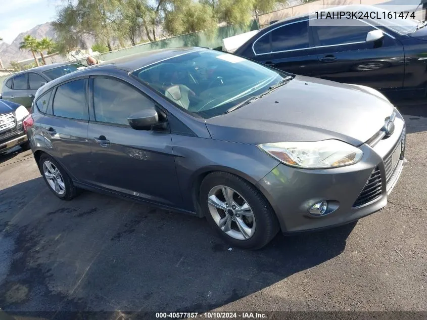 2012 Ford Focus Se VIN: 1FAHP3K24CL161474 Lot: 40577857