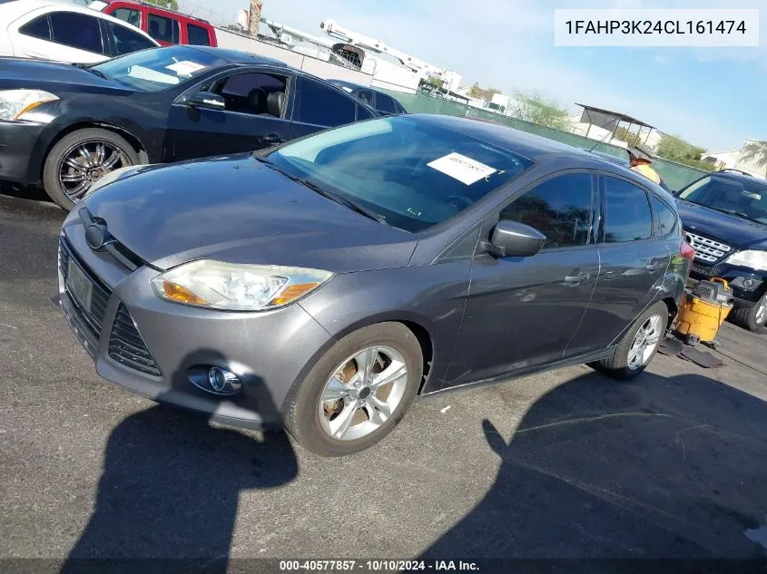 2012 Ford Focus Se VIN: 1FAHP3K24CL161474 Lot: 40577857