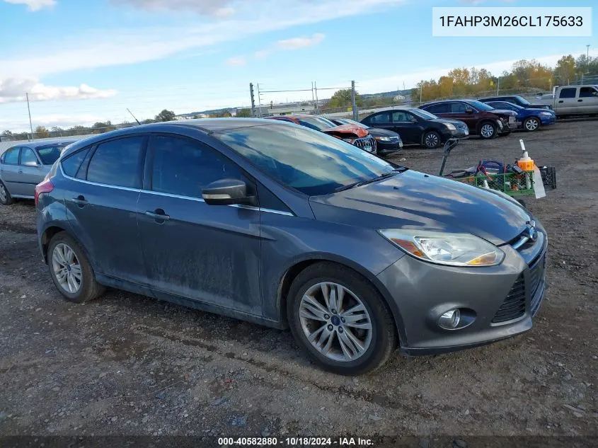 2012 Ford Focus Sel VIN: 1FAHP3M26CL175633 Lot: 40582880