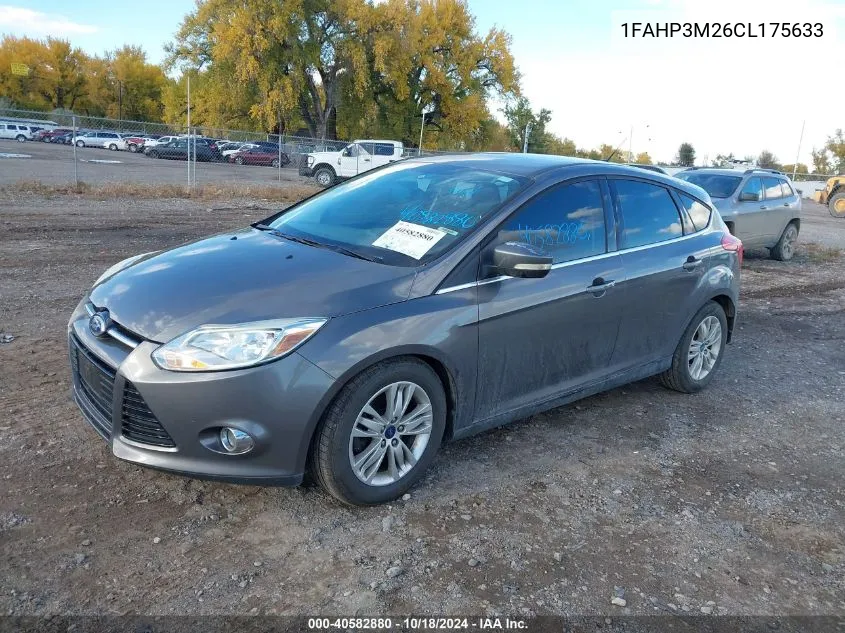 2012 Ford Focus Sel VIN: 1FAHP3M26CL175633 Lot: 40582880