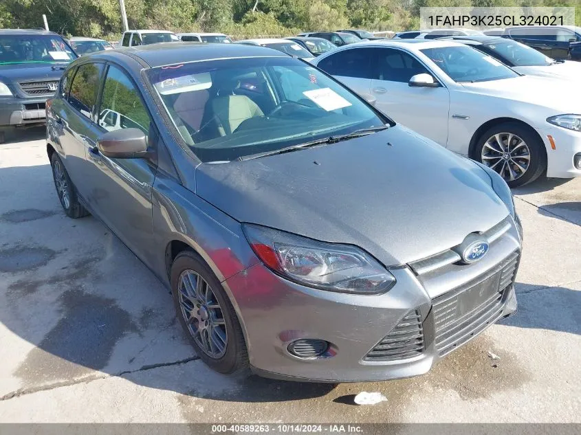 2012 Ford Focus Se VIN: 1FAHP3K25CL324021 Lot: 40589263