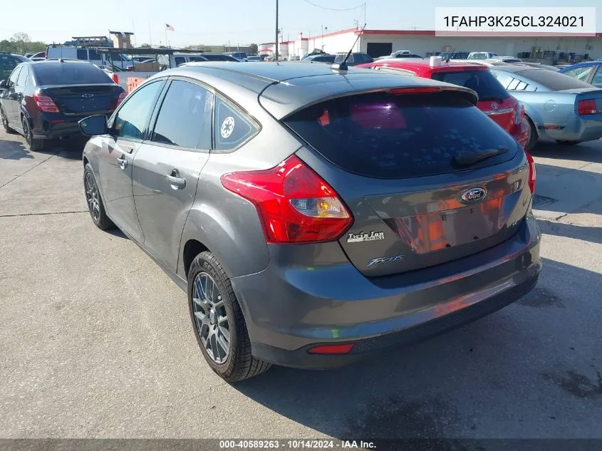 2012 Ford Focus Se VIN: 1FAHP3K25CL324021 Lot: 40589263