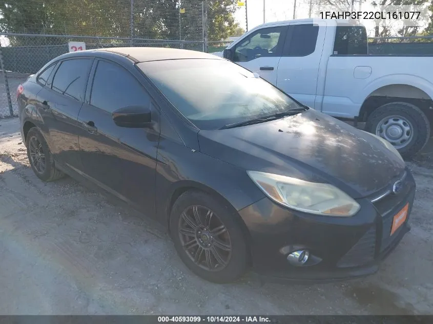 2012 Ford Focus Se VIN: 1FAHP3F22CL161077 Lot: 40593099