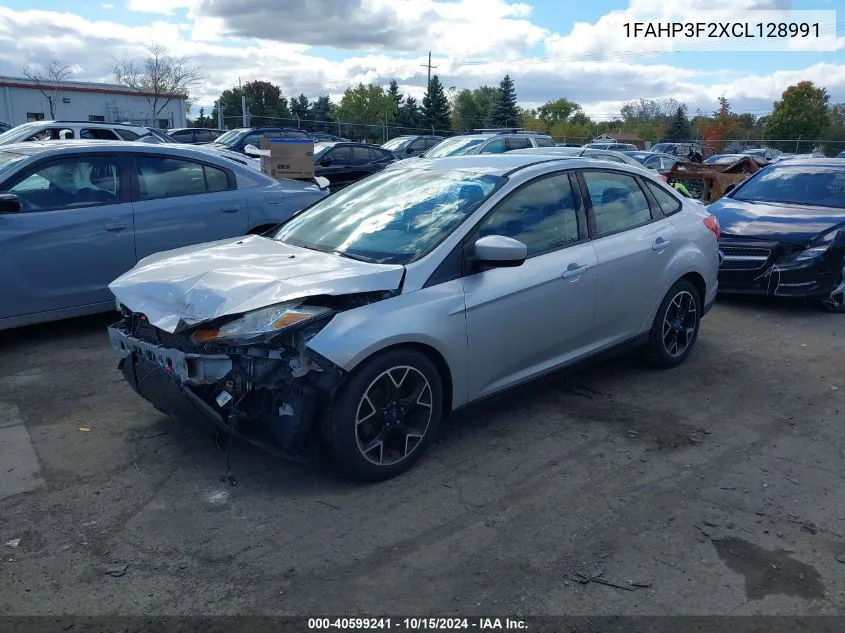 2012 Ford Focus Se VIN: 1FAHP3F2XCL128991 Lot: 40599241