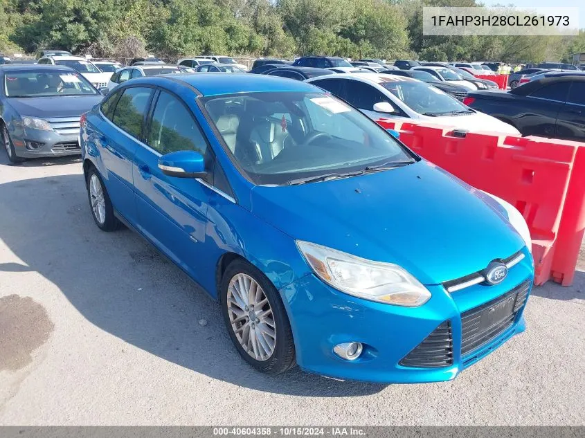 2012 Ford Focus Sel VIN: 1FAHP3H28CL261973 Lot: 40604358