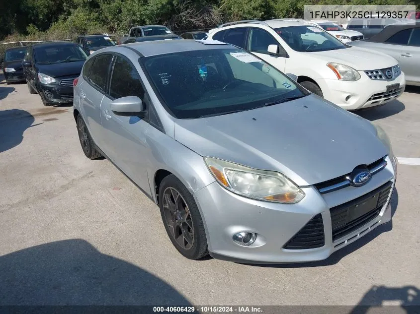 2012 Ford Focus Se VIN: 1FAHP3K25CL129357 Lot: 40606429