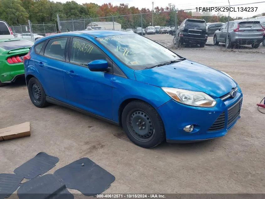 2012 Ford Focus Se VIN: 1FAHP3K29CL134237 Lot: 40612571