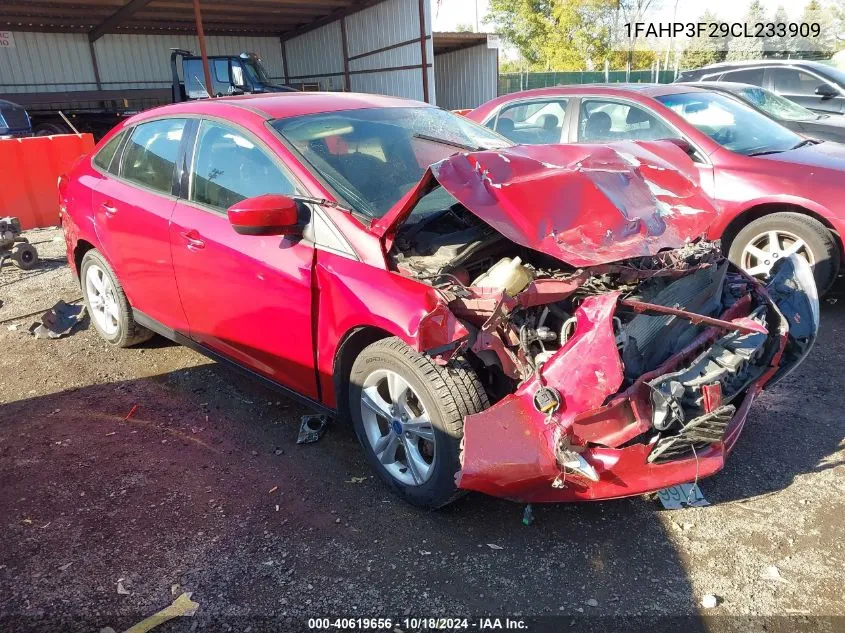 2012 Ford Focus Se VIN: 1FAHP3F29CL233909 Lot: 40619656