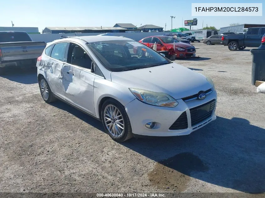 2012 Ford Focus Sel VIN: 1FAHP3M20CL284573 Lot: 40630040