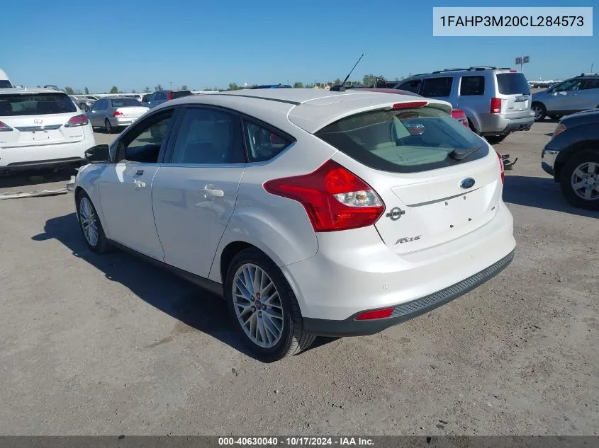 2012 Ford Focus Sel VIN: 1FAHP3M20CL284573 Lot: 40630040