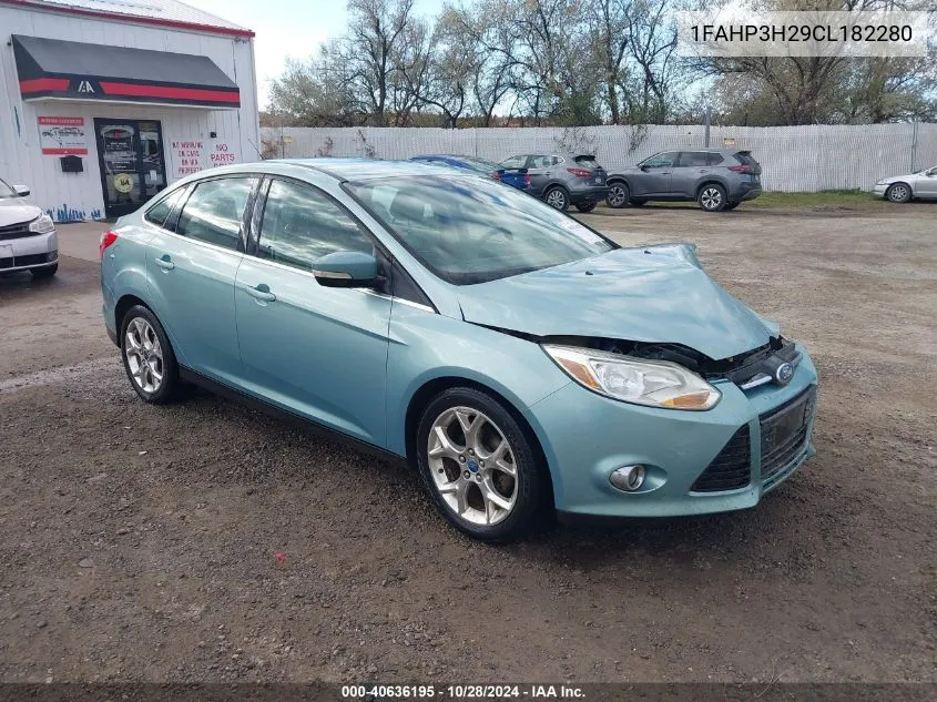 2012 Ford Focus Sel VIN: 1FAHP3H29CL182280 Lot: 40636195