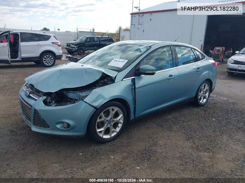 2012 Ford Focus Sel VIN: 1FAHP3H29CL182280 Lot: 40636195