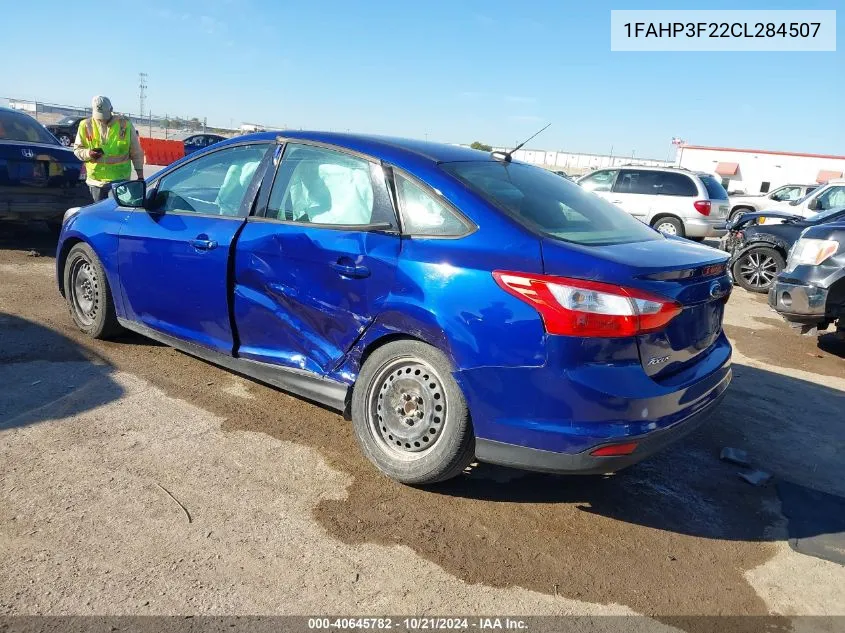 1FAHP3F22CL284507 2012 Ford Focus Se