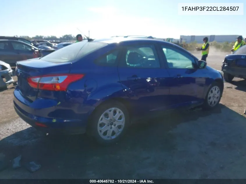 1FAHP3F22CL284507 2012 Ford Focus Se