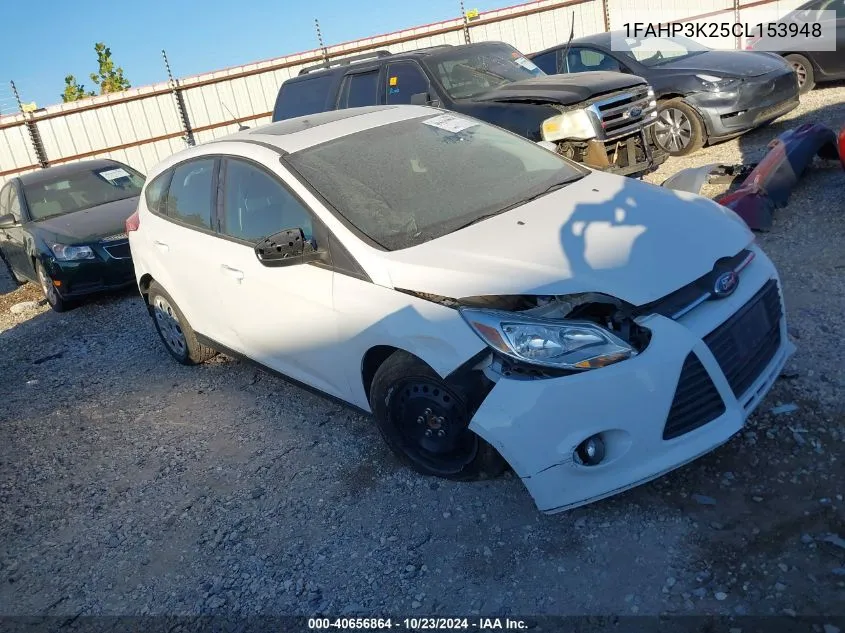 2012 Ford Focus Se VIN: 1FAHP3K25CL153948 Lot: 40656864