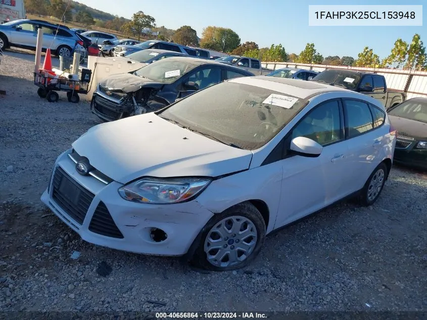 2012 Ford Focus Se VIN: 1FAHP3K25CL153948 Lot: 40656864