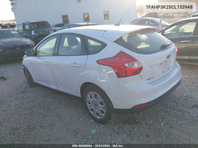 2012 Ford Focus Se VIN: 1FAHP3K25CL153948 Lot: 40656864