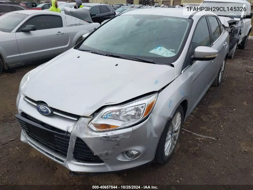 2012 Ford Focus Sel VIN: 1FAHP3H29CL145326 Lot: 40657544