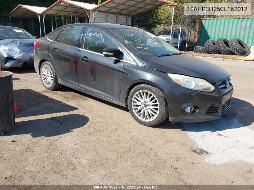 2012 Ford Focus Sel VIN: 1FAHP3H25CL162012 Lot: 40671927