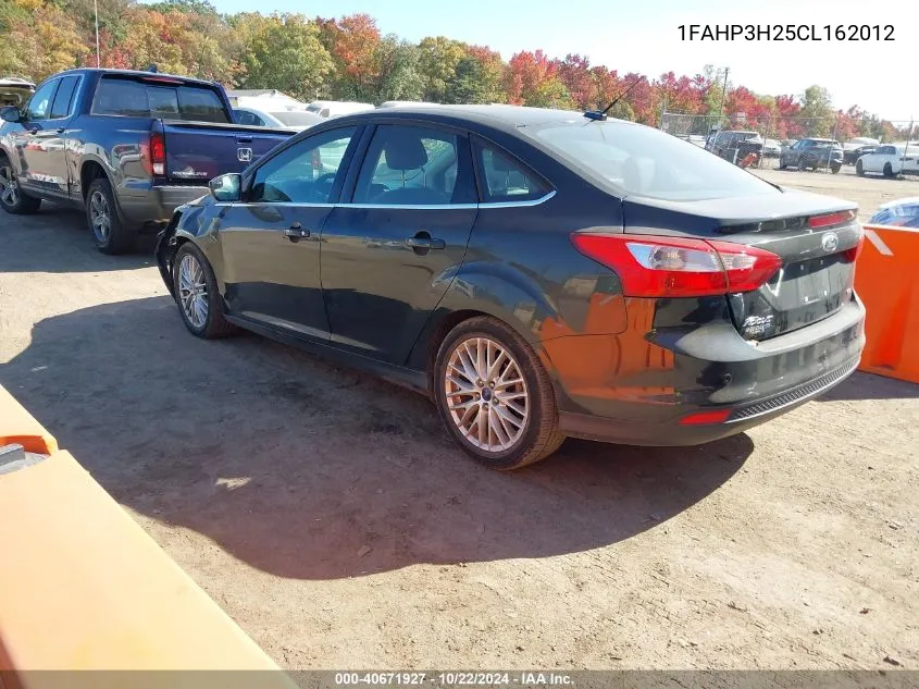 1FAHP3H25CL162012 2012 Ford Focus Sel