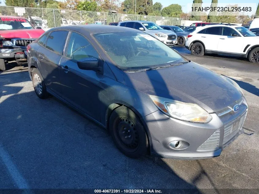 2012 Ford Focus Se VIN: 1FAHP3F23CL295483 Lot: 40672391