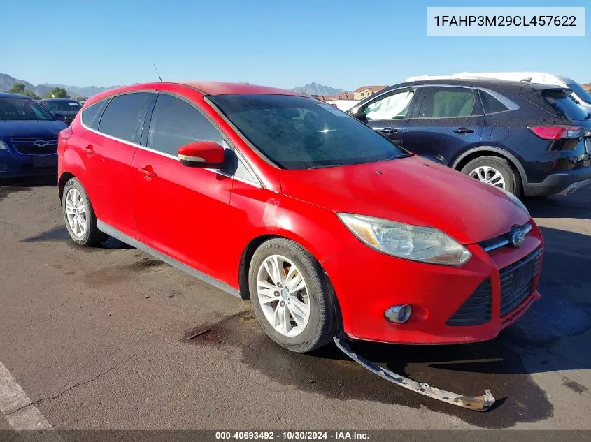 2012 Ford Focus Sel VIN: 1FAHP3M29CL457622 Lot: 40693492