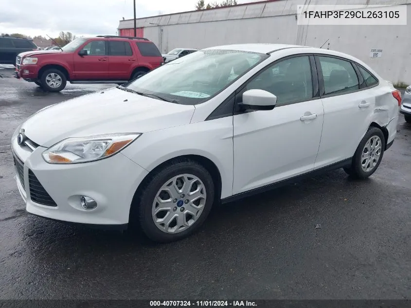 2012 Ford Focus Se VIN: 1FAHP3F29CL263105 Lot: 40707324