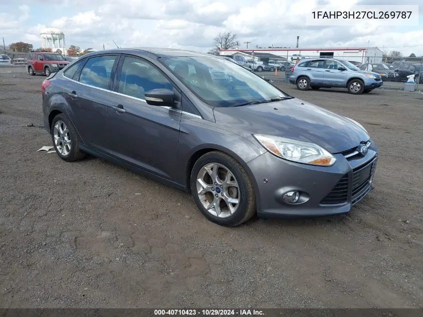 2012 Ford Focus Sel VIN: 1FAHP3H27CL269787 Lot: 40710423