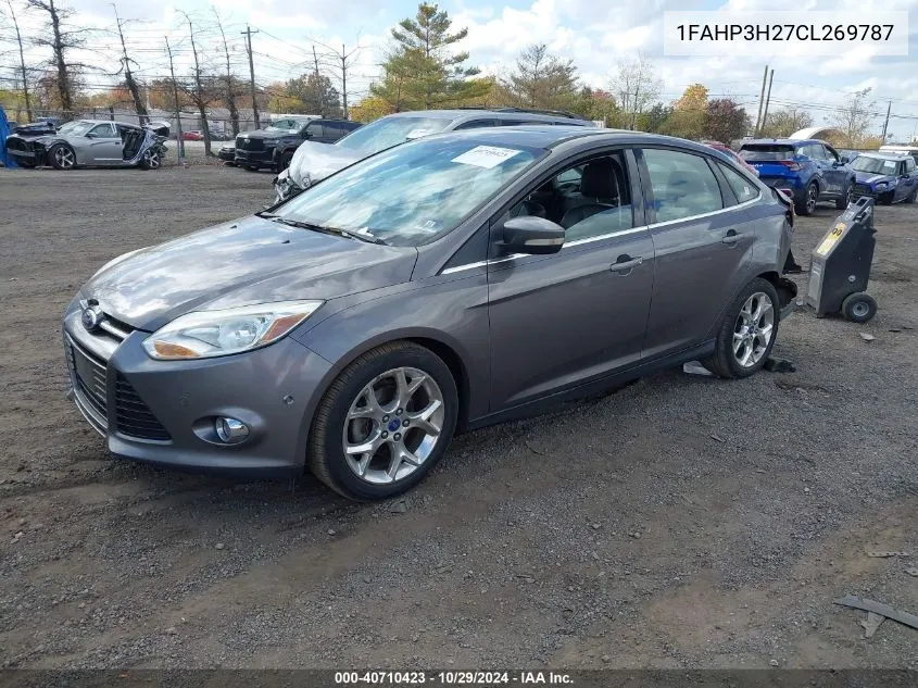 2012 Ford Focus Sel VIN: 1FAHP3H27CL269787 Lot: 40710423