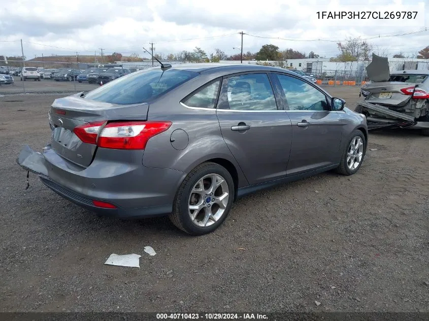 2012 Ford Focus Sel VIN: 1FAHP3H27CL269787 Lot: 40710423