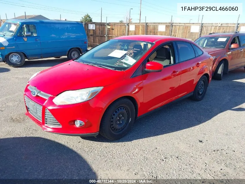 2012 Ford Focus Se VIN: 1FAHP3F29CL466060 Lot: 40712344