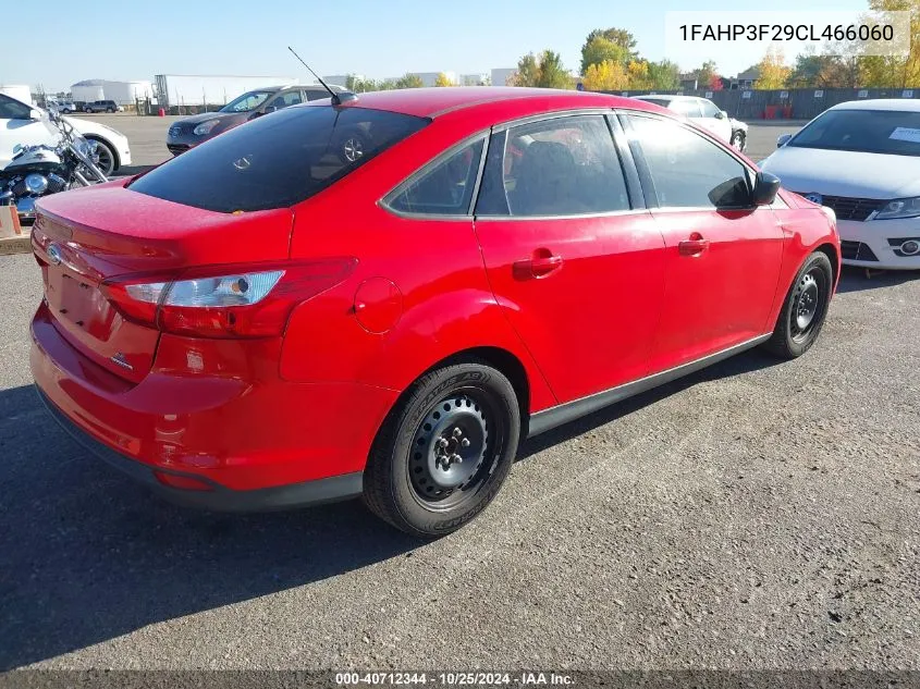 2012 Ford Focus Se VIN: 1FAHP3F29CL466060 Lot: 40712344