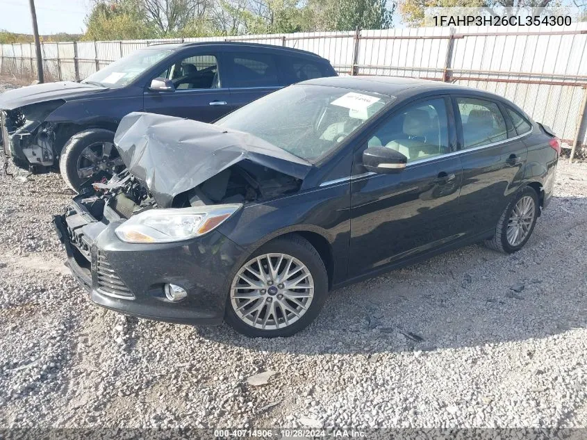 2012 Ford Focus Sel VIN: 1FAHP3H26CL354300 Lot: 40714906