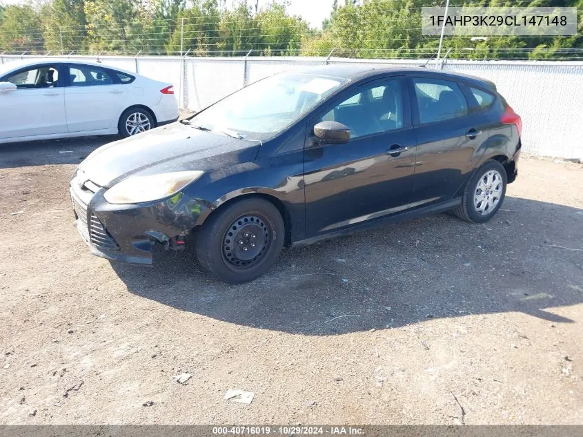 2012 Ford Focus Se VIN: 1FAHP3K29CL147148 Lot: 40716019