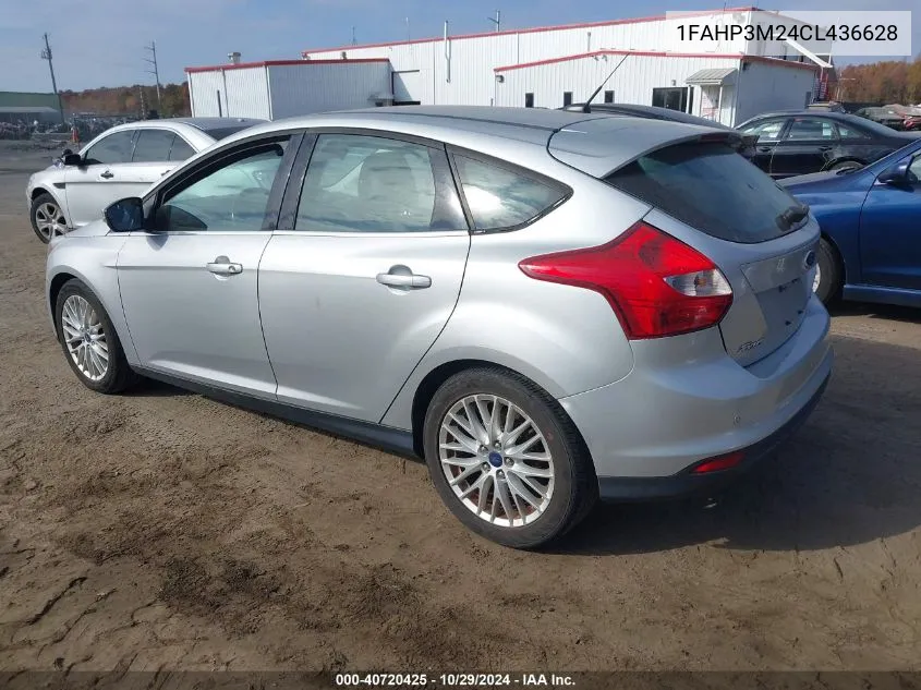 1FAHP3M24CL436628 2012 Ford Focus Sel