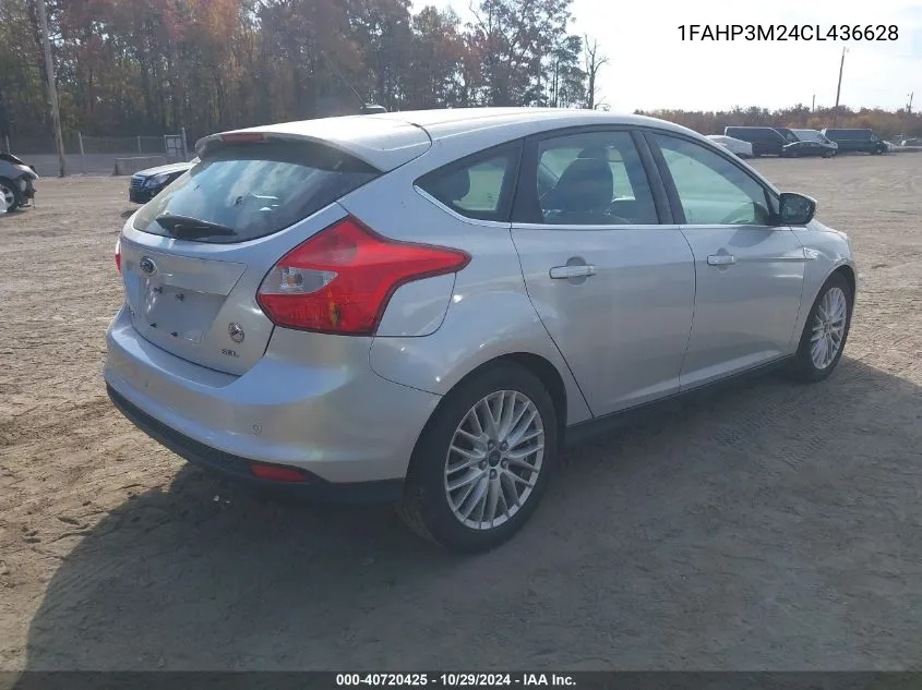 1FAHP3M24CL436628 2012 Ford Focus Sel