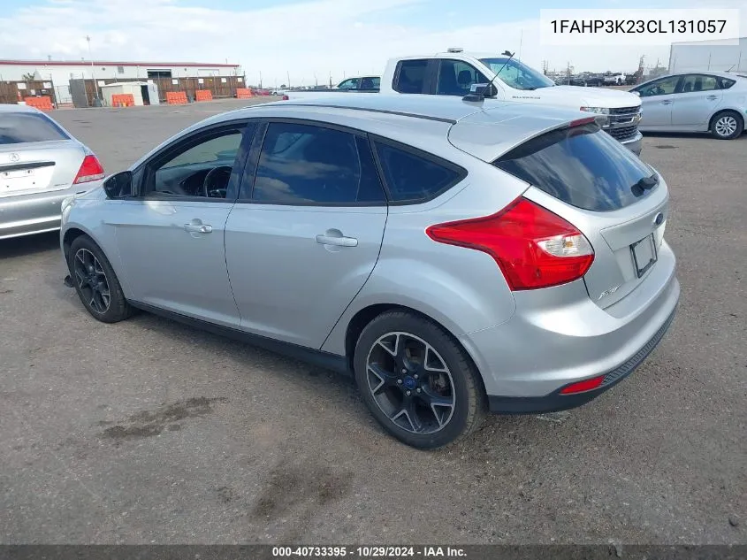 2012 Ford Focus Se VIN: 1FAHP3K23CL131057 Lot: 40733395