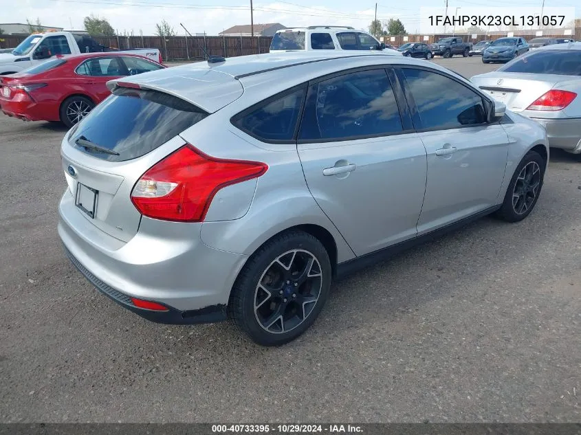 2012 Ford Focus Se VIN: 1FAHP3K23CL131057 Lot: 40733395