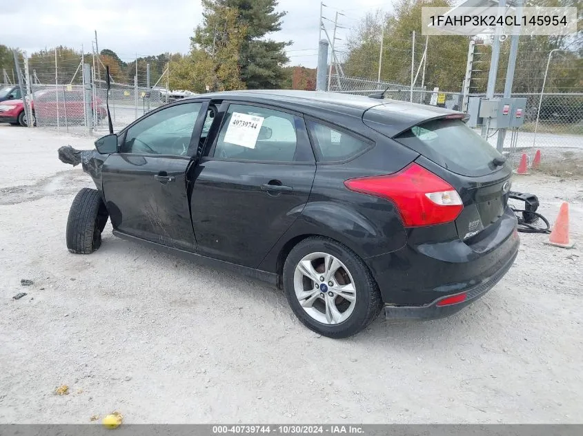 2012 Ford Focus Se VIN: 1FAHP3K24CL145954 Lot: 40739744